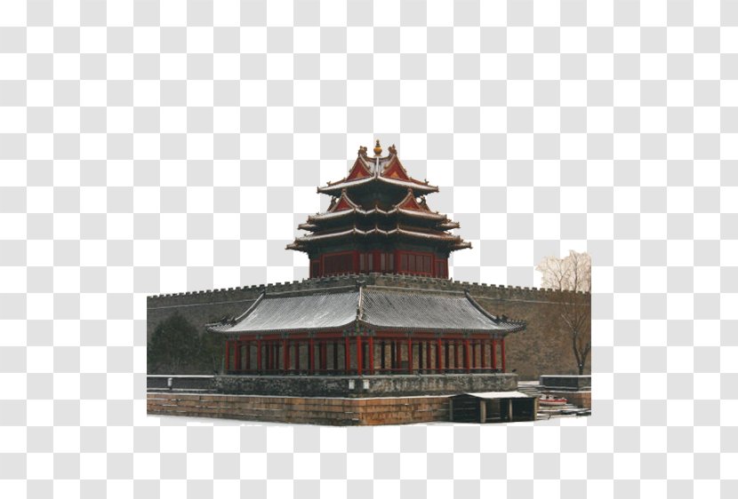 Forbidden City Gate Of Divine Might Beijing Ancient Observatory Xicheng District Shenyang - Snow The Transparent PNG