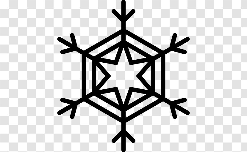 Snowflake Shape - Artwork - It's Snowing Transparent PNG