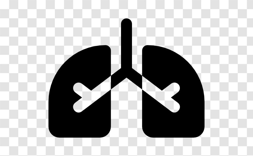 Lung Symbol Breathing - Cartoon - Lungs Transparent PNG