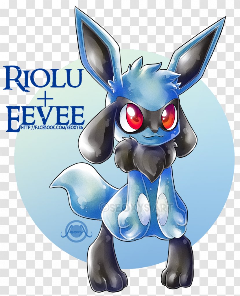 Eevee Riolu Lucario Pokémon Flareon - Cartoon - Pokemon Transparent PNG