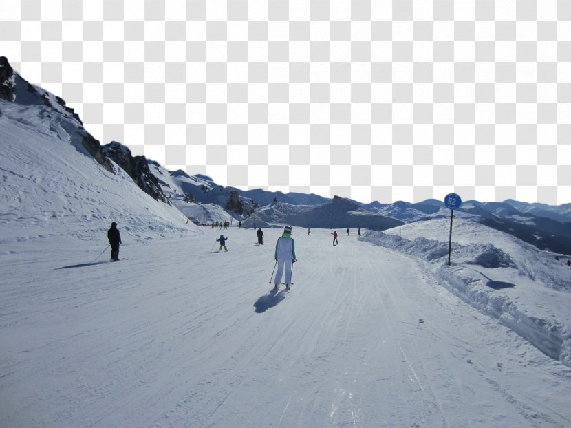 Alps Piste Winter Sport Alpine Skiing - Snow Transparent PNG