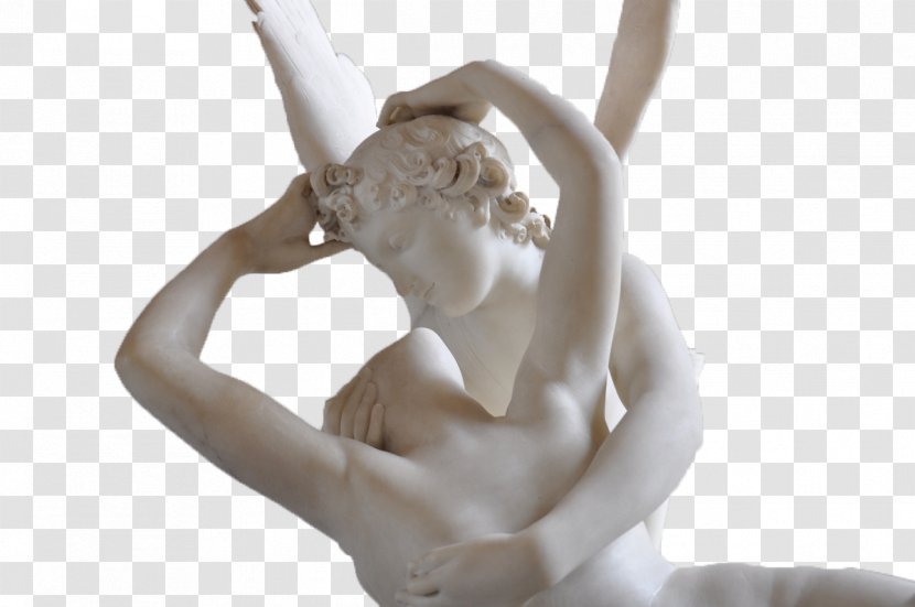 Musxe9e Du Louvre Psyche Revived By Cupids Kiss Cupid And Sculpture Statue - Tree - The Soul Transparent PNG