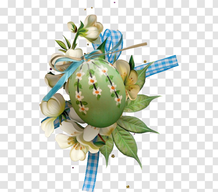 Easter Egg Basket Floral Design Holiday Transparent PNG