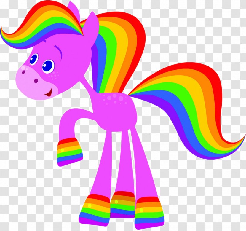 BabyFirst Rainbow Clip Art - Mythical Creature Transparent PNG