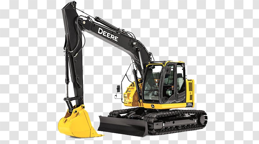 John Deere Compact Excavator Heavy Machinery Bulldozer - Backhoe Transparent PNG