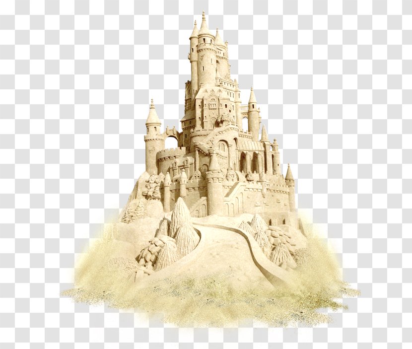 Sand Art And Play Beach Clip - Castle Transparent PNG