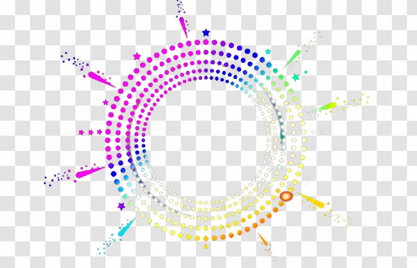 Circle Concentric Objects - Text - Colored Spot Ring Transparent PNG