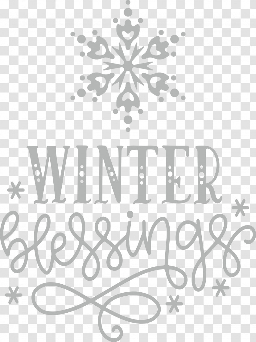 Winter Blessings Transparent PNG