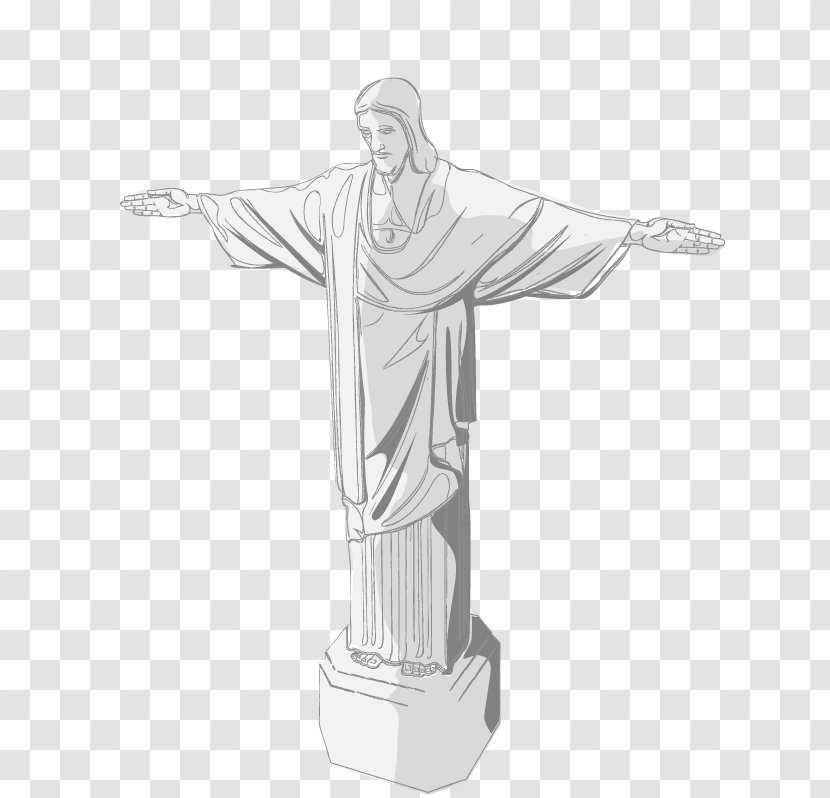 Christ The Redeemer Statue - Artwork - Jesus Transparent PNG