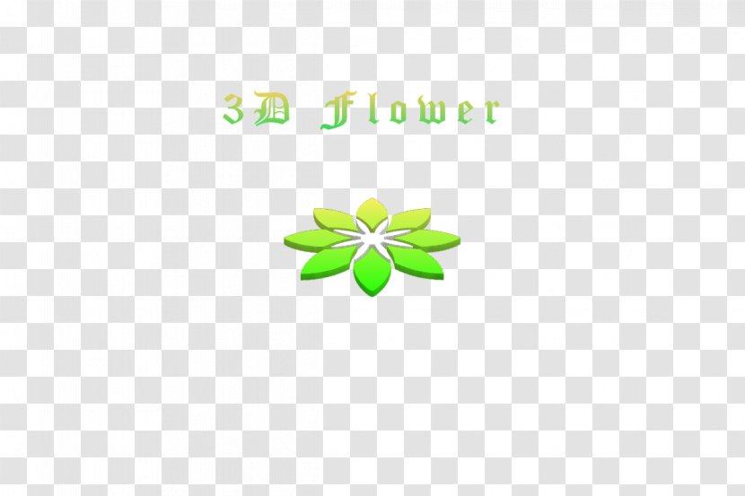 Logo Brand Leaf - Petal - 3d Three Dimensional Flower Transparent PNG