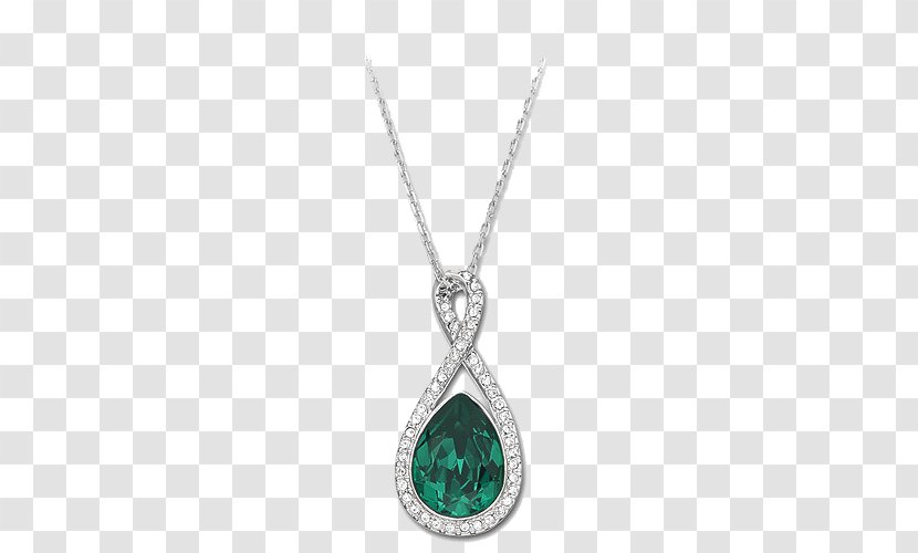 Necklace Swarovski AG Emerald Green Gemstone - Jewelry Gem Women Transparent PNG