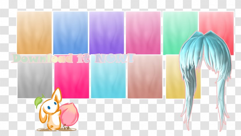 Hair Coloring MikuMikuDance Blond Desktop Wallpaper - Comipo Transparent PNG