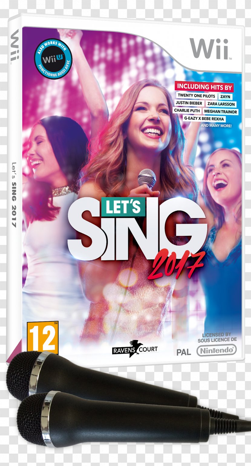 Let's Sing Wii U Microphone Just - Watercolor Transparent PNG