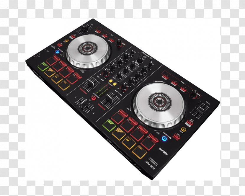 DJ Controller Pioneer Disc Jockey MIDI Controllers DDJ-SB2 - Silhouette - Watercolor Transparent PNG