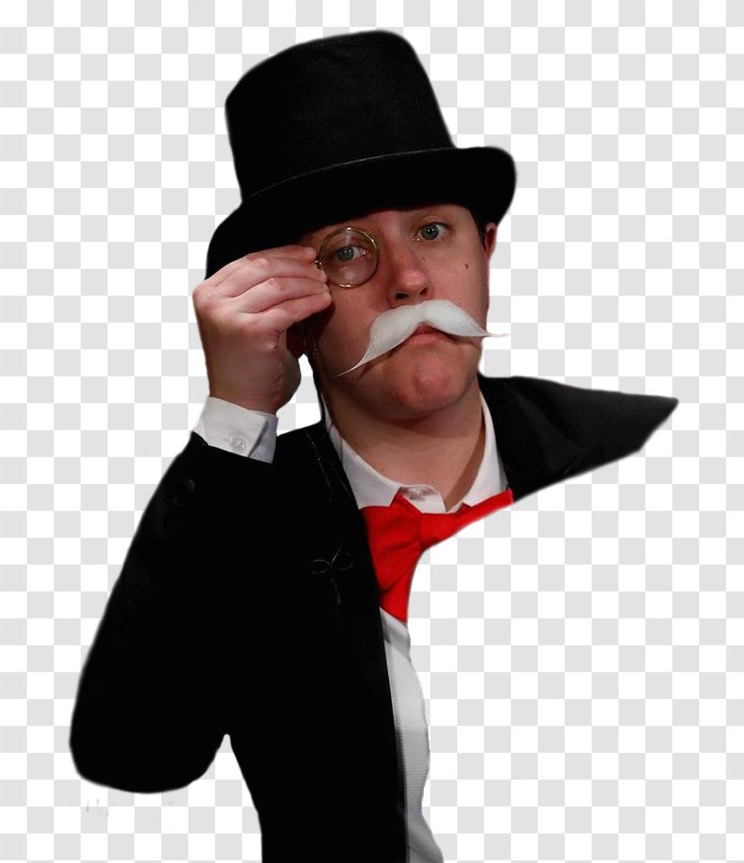 Rich Uncle Pennybags Monopoly Equifax United States Game - Facial Hair Transparent PNG