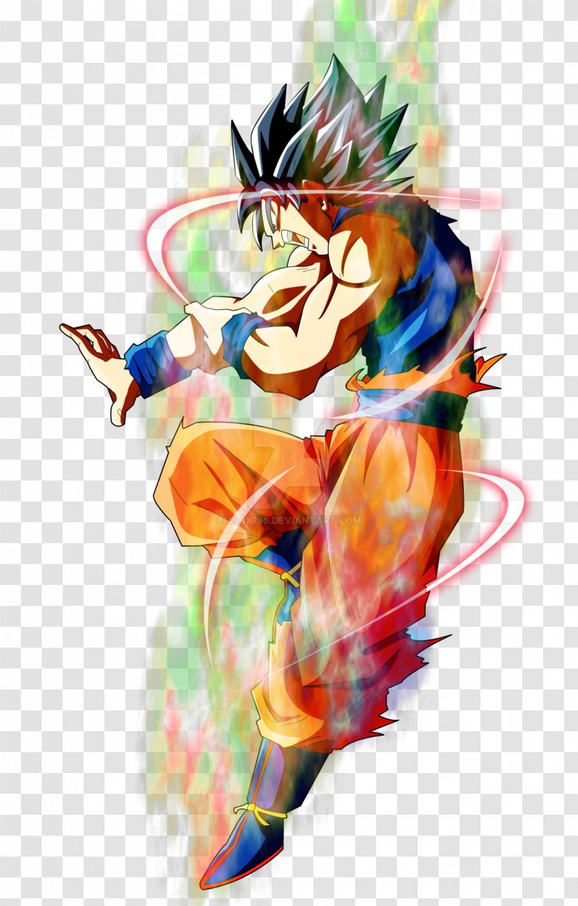 Goku Vegeta Super Saiya Art - Heart - Form Transparent PNG