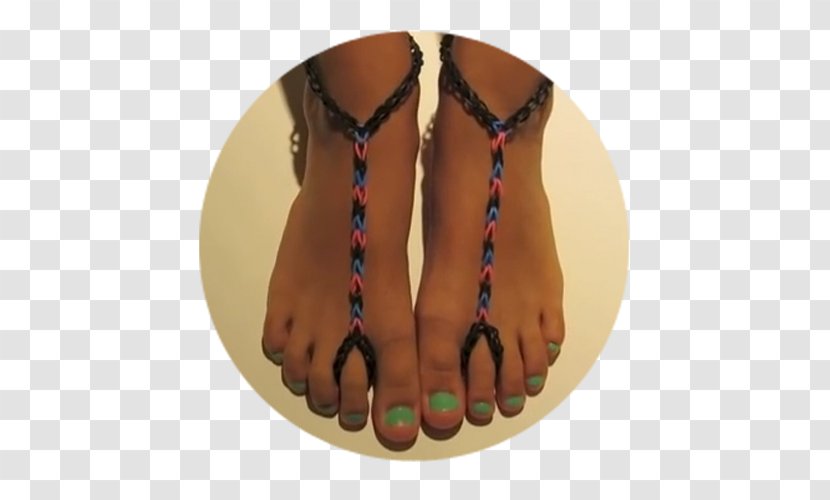Rainbow Loom Sandal How-to Tutorial Transparent PNG