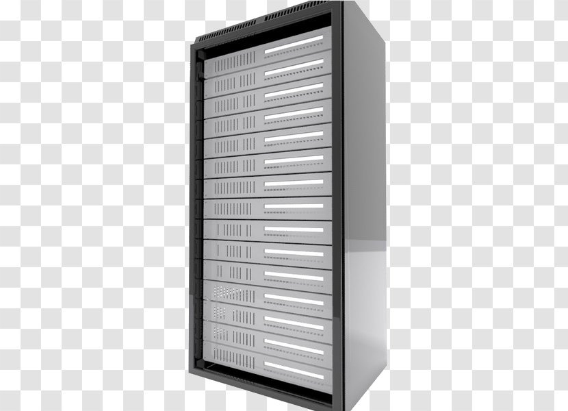 Computer Servers 19-inch Rack Database Server - Information - Disk Array Transparent PNG