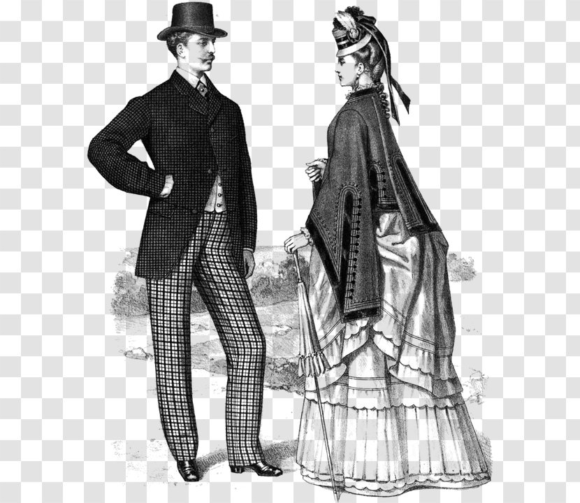 19th Century 1800s Fashion Victorian Era Woman - Formal Wear Transparent PNG