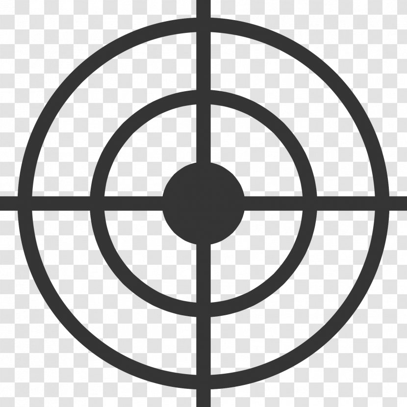 Shooting Target - Monochrome Photography Transparent PNG