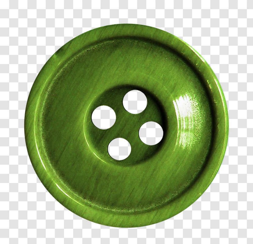 Spring Green Button Transparent PNG