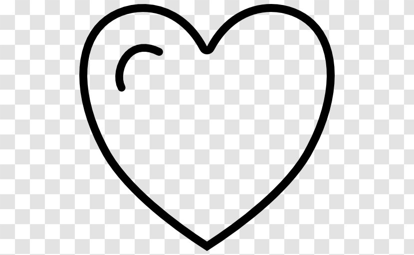 Line White Heart Clip Art - Frame Transparent PNG