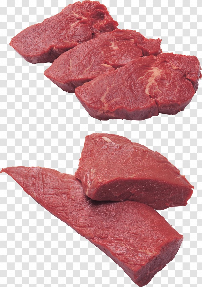 Red Meat Venison Steak - Watercolor - Northeast Sausage Transparent PNG