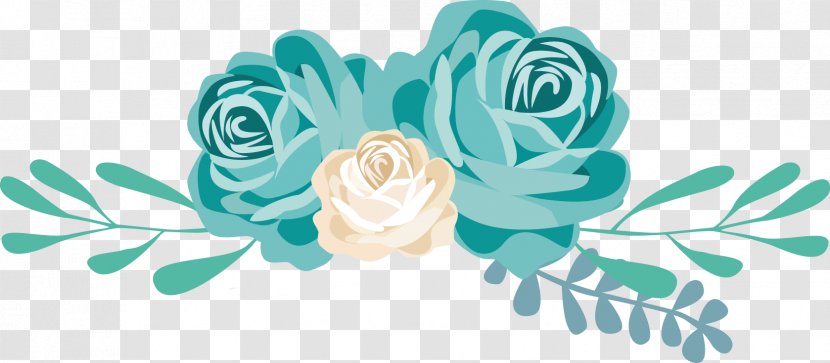 Flower Blue Clip Art - Garden Roses Transparent PNG
