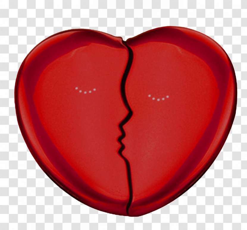 Heart Love Valentine's Day Red February 14 - Ice Transparent PNG