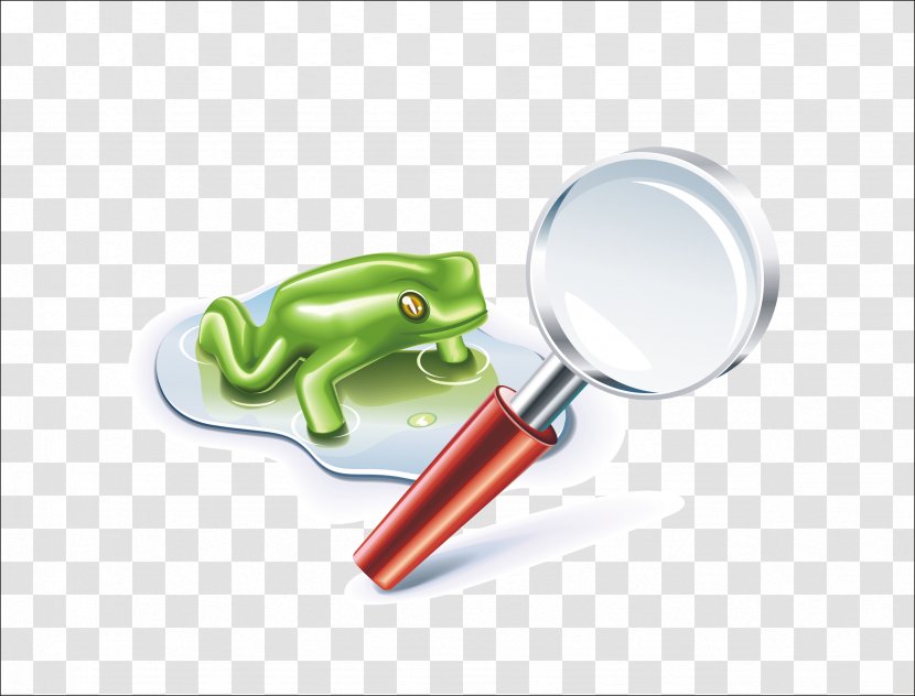 World AIDS Day Teacher Red Ribbon - Aids Vaccine - Magnifying Glass Frog Transparent PNG