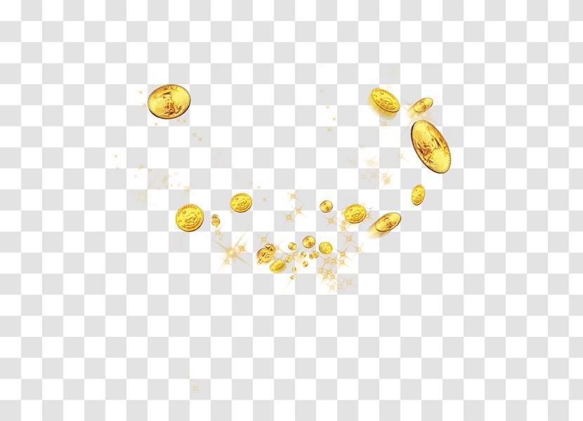 Gold Download Computer File - Coin - Floating Golden Coins Transparent PNG