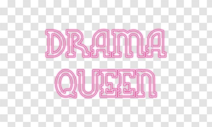 Drama Queen Logo T-shirt Transparent PNG
