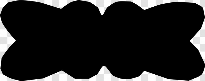 White Black M Clip Art - Silhouette - Twin Transparent PNG