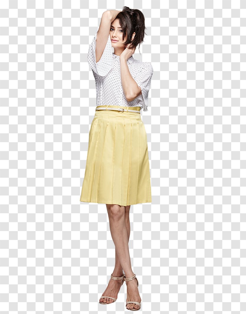 Skirt Pleat Waist A-line Sleeve - Fashion Model - Shirt Transparent PNG