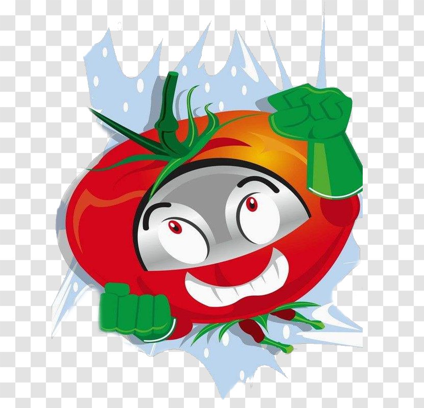 Riddle Joke Saying Illustration - Internet Meme - Cartoon Tomato Superman Transparent PNG