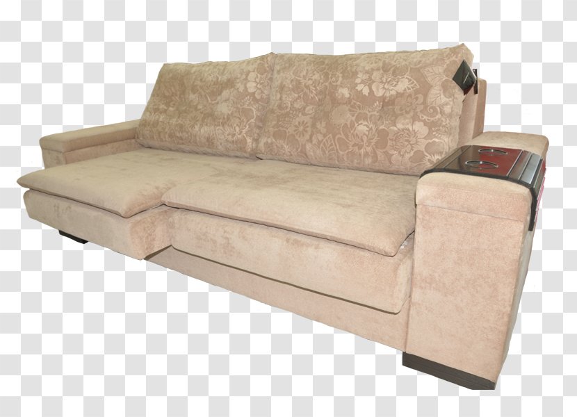 Sofa Bed Loveseat Couch - Suede Transparent PNG