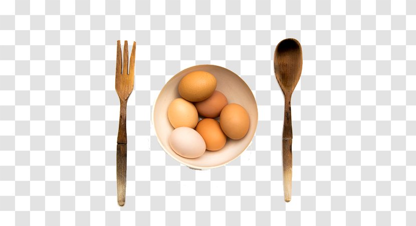 Breakfast Fried Egg Rice Chicken - Fork Transparent PNG
