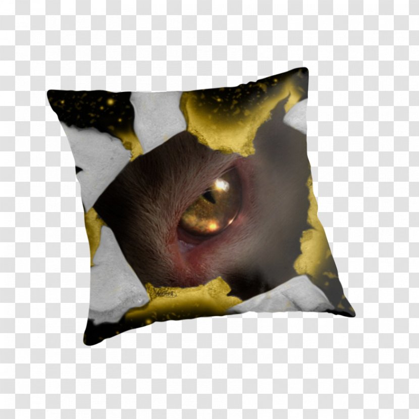 Throw Pillows Cushion Snout - Pillow - Yellow Cat Transparent PNG