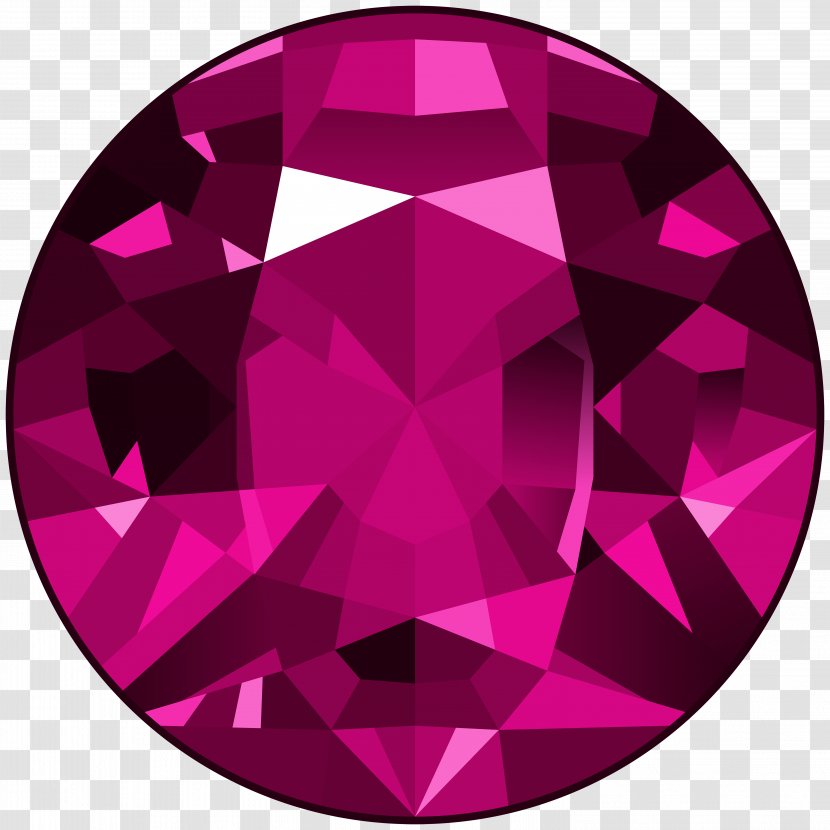 Gemstone Purple Diamond Clip Art - Jewellery - Pink Gem Image Transparent PNG