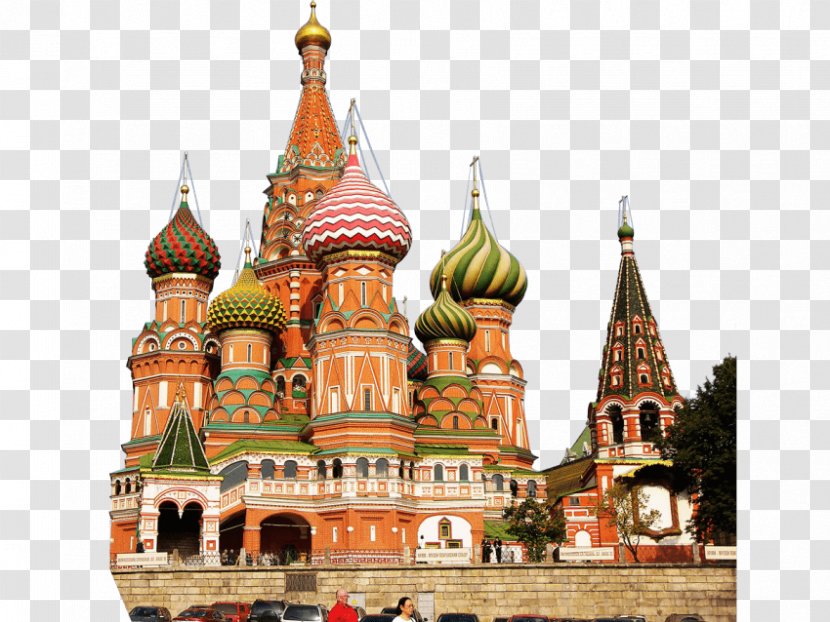 Saint Basil's Cathedral Red Square Moscow Kremlin GUM Church Of The Savior On Blood - Russia Transparent PNG