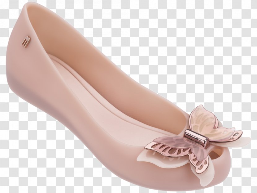 Ballet Shoe Flat Jelly Shoes Clothing - Pink - Shop Transparent PNG