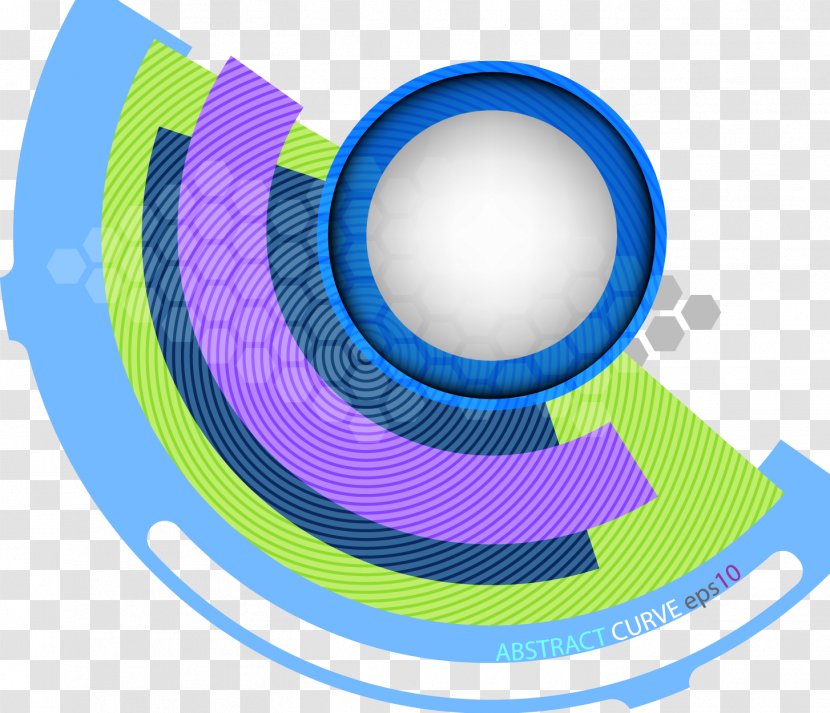 Curve Euclidean Vector Abstraction Circle - Abstract Scene Template Material Transparent PNG