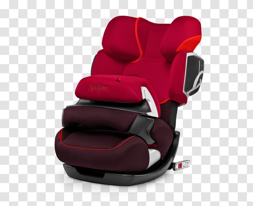 CYBEX Pallas 2-fix Baby & Toddler Car Seats Isofix - Red Transparent PNG