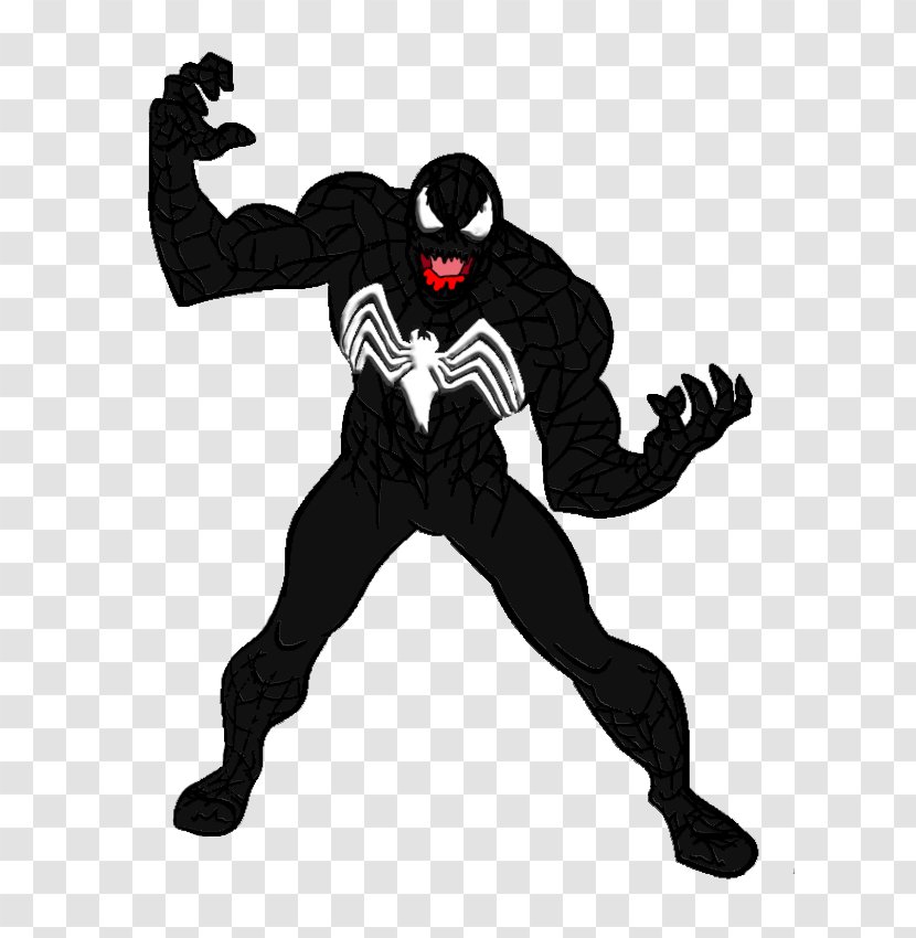 Venom Supervillain Comic Book Fan Art - Symbiote Transparent PNG