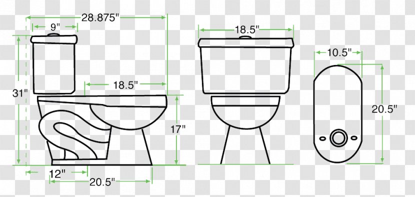 Toilet & Bidet Seats Bathroom House Flush - Brand - Sanitary Ware Plan Transparent PNG