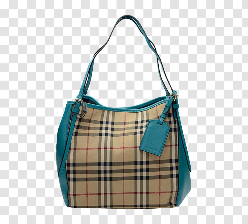 Burberry HQ Handbag Tote Bag Fashion - Pocket - BURBERRY Blue Transparent PNG
