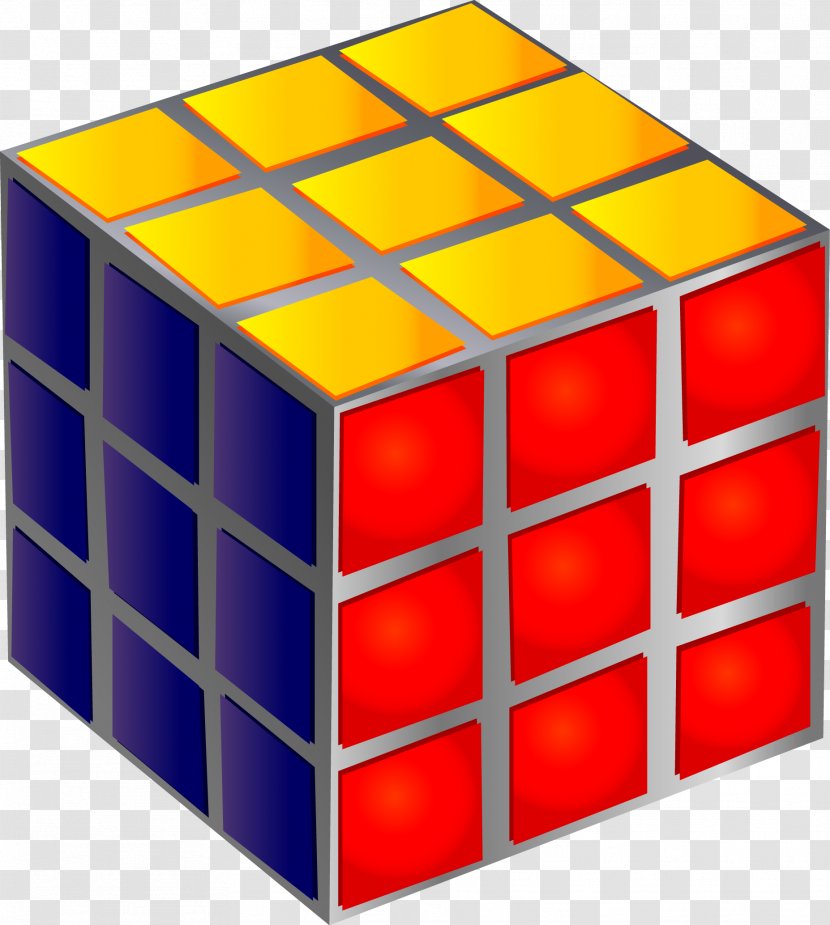 Rubiks Cube CorelDRAW - Solid Geometry - Color Vector Magic Transparent PNG