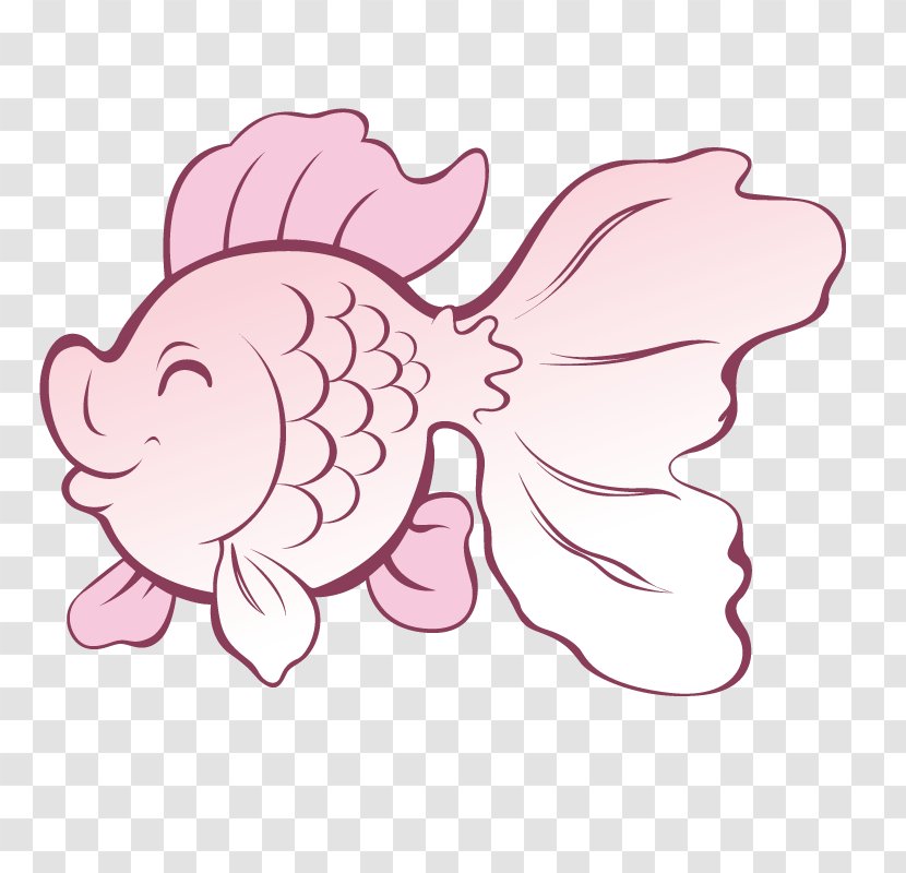 Goldfish Drawing Clip Art - Watercolor - Swimming Fish Transparent PNG