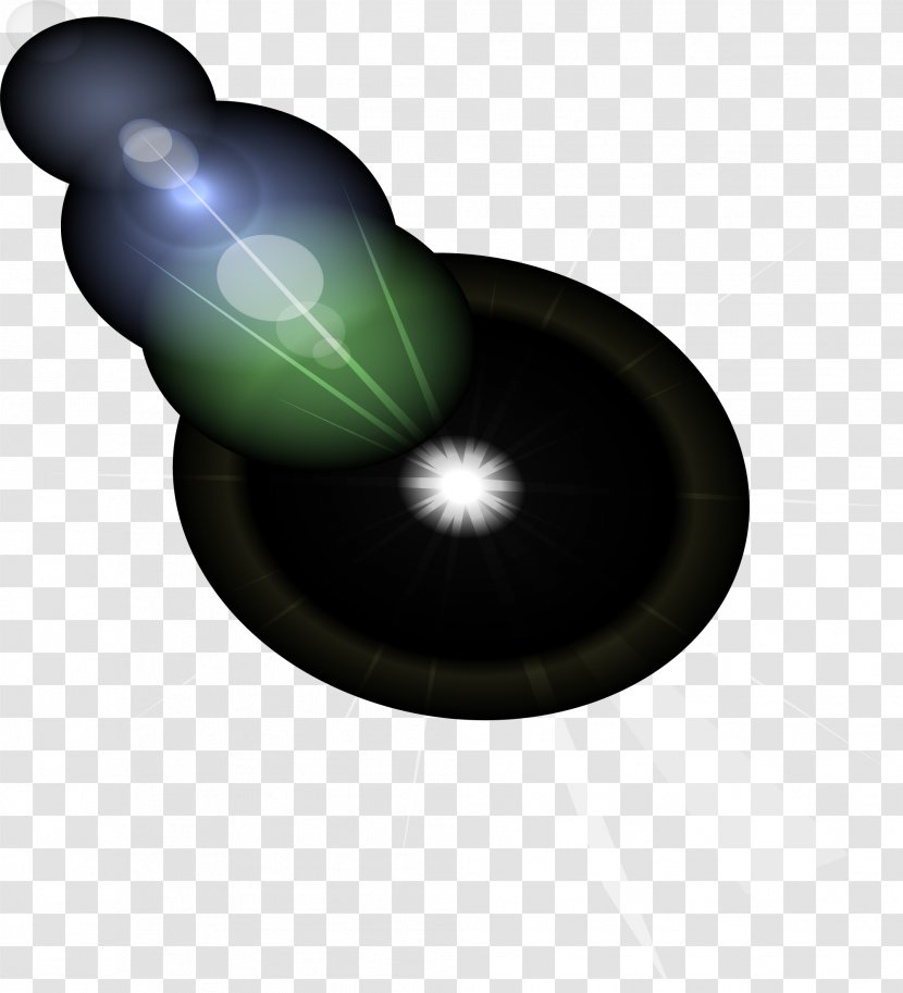 Black Circle Light Halo - Vecteur - Hand Painted Transparent PNG