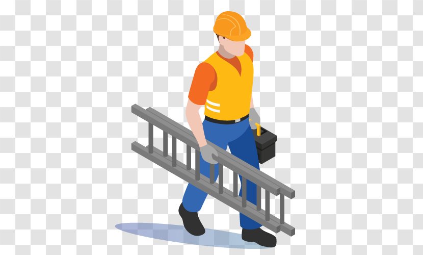Construction Worker Ladder Furniture Tradesman Transparent PNG